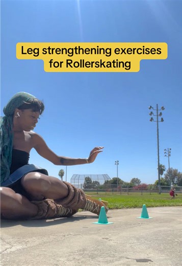 Leg and Core Strengthening with Roller Skates