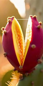 Exotic Cactus Fruit Explosion