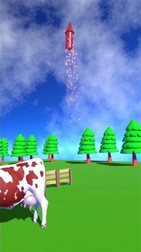 Scary Teacher Feed A Cow Red Chillies for new year firework🐄😂 #Funny #Comedy #Shorts #ScaryTeacher3D