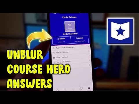 Unlock Course Hero - How to Unblur Course Hero on iPhone iOS & Android 2021