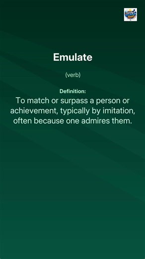 Want to be a pro? Stop copying, start to emulate!