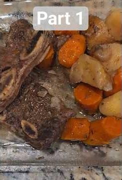Slow Cooked Roast Beef & Potatos Part One #food #cooking #beef #slowcooked