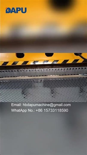 Expanded Metal Machine for Facade Mesh Production | DAPU Machinery