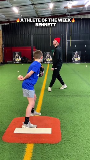 Athlete of the Week 🏆 Bennett putting in solid work on the mound and getting better with every rep. Watch him in action—keep it up! 💪⚾️ Want to start building strong fundamentals? 👉 Book a FREE consultation today #PlayerOfTheWeek #PrecisionPitching #MoundWork #YouthBaseball #PitchingDevelopment ⚾️