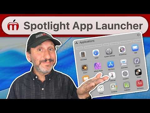 How To Use the New Spotlight Applications Launcher