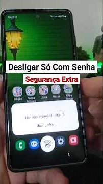Como colocar senha para desligar o celular | Dica de segurança