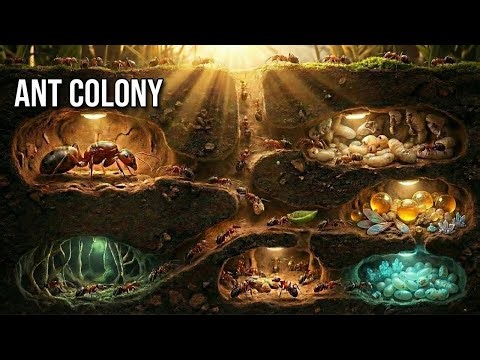 Inside an Ant Colony — Hidden World