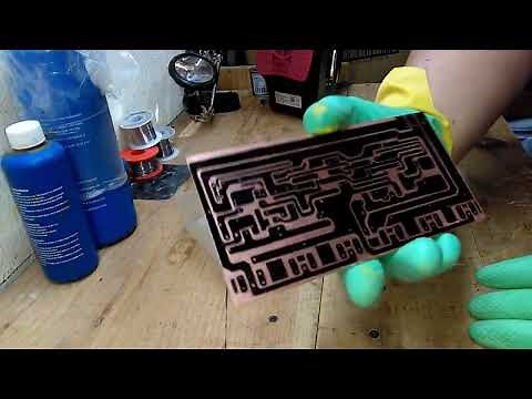 Como hacer una placa electrónica (PCB) con técnica de planchado y vinilo -PRESENTACIÓN DE MI CANAL
