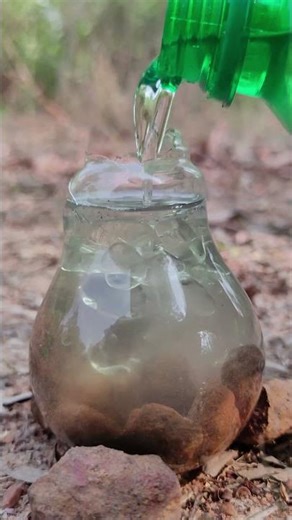 ✅ The guy shows SURVIVAL skills: i made a real oil lamp for outdoors 🪔