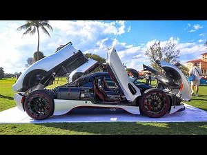 PAGANI UTOPIA vs HUAYRA - The $10,000,000 Transformer Twins at Moda Miami 2026!