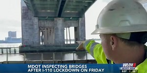 Engineers work to pair I-110 drawbridge
