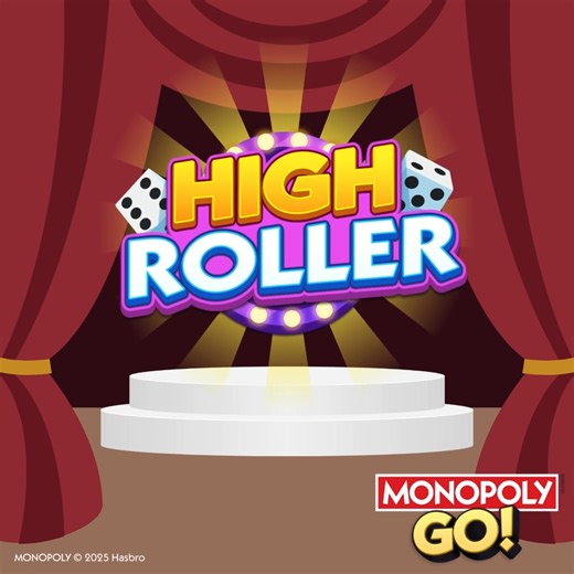 ⏰ Tycoons, it's time to go all in! 🌠 High Roller Flash Event is live for a limited time! ⏰ And you know what it means: bigger multiplier, bigger thrills! 🌠 Don't miss out, play now! -> bit.ly/MONOPOLYGO | Monopoly GO