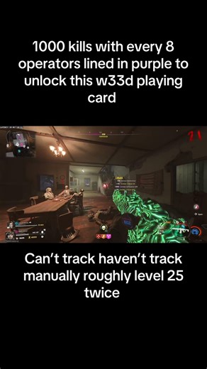 RARE W33D NEWMAIN CALLING CARD BO7 #bo7 #cod #callofduty #gaming #shorts #fyp #tiktok