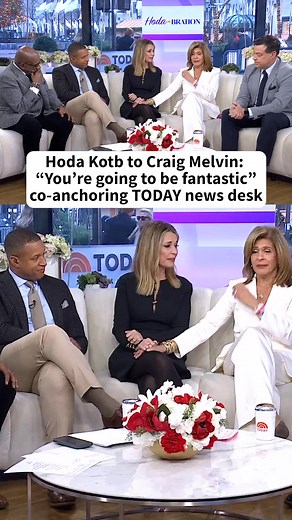 10M views · 102K reactions | On Hoda Kotb's last day anchoring the TODAY Show desk, she shares words for incoming co-anchor Craig Melvin: "You've earned this. You own this. And come Monday at 7:00 am, I am going to be dead asleep. But you're going to be fantastic!" 藍 | Today Show | Facebook