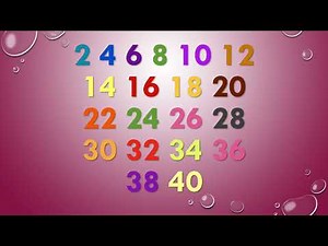 Skip counting by 2 song