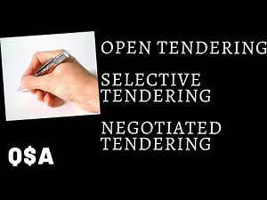 METHODS OF TENDERING IN BUILDING PROJECTS