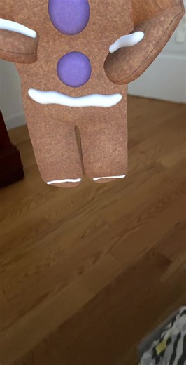 Animated Gingerbread Man Puppet Performing Fun Actions