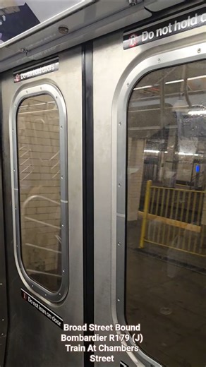MTA NYCT Subway: Bombardier R179 (J) Train At Chambers Street