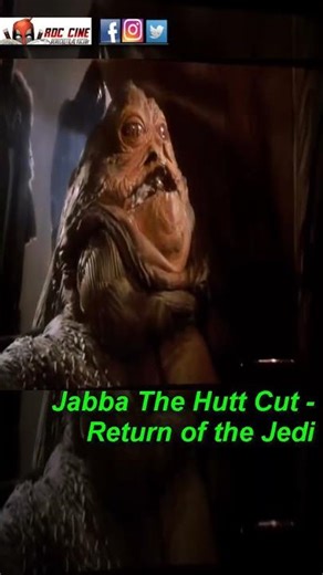 La Escena Original de Jabba The Hutt en el Regreso del Jedi #shorts | RDC Cine