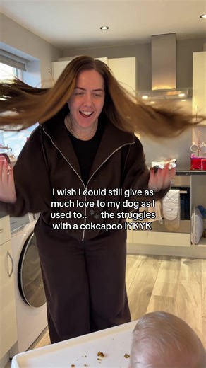 If you’ve had a baby and you have a needy cockapoo 🐾 I feel you 💘💘💘 I’m still working out how to be the best dog mum and mummy to both nearly 9 months on! #baby #love #cockapoo #mumsoftiktok #dogmum