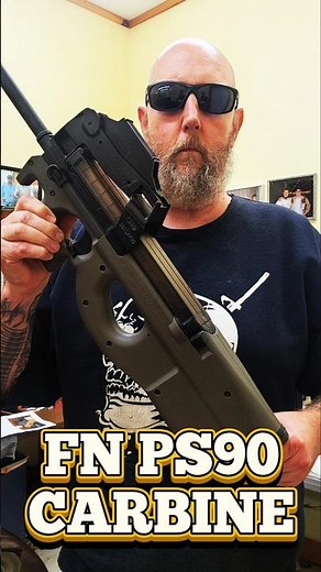 The PS90 Carbine is the 5.7x28mm civilian version of the popular FN P90 PDW.