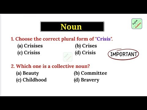 Noun practice set -1 #englishacademy