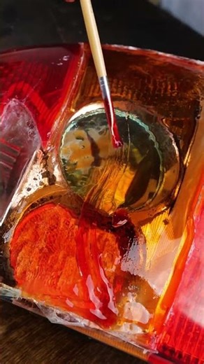 Set fire to the rain with this epoxy headlight repaired in no time! 🚗