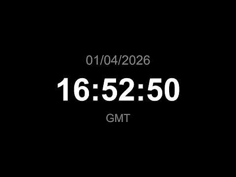 🔴 LIVE | Clock - GMT (Current time)