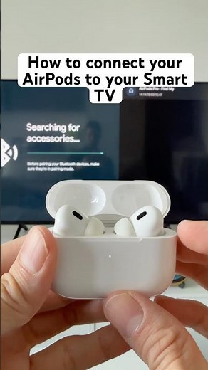 Pair AirPods to your Smart TV quickly and easily! 🎧📺 #TechTips #HowTo #AirPodsHack