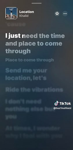 Location Khalid lyrics - full song lyrics