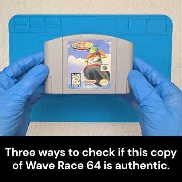 Wave Race 64 Authenticity Check #n64 #nintendo64 #waverace #retrogames #retrogaming
