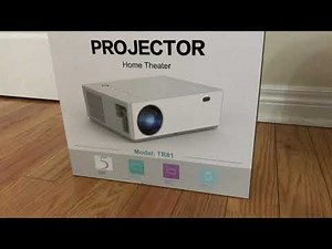 TOPTRO TR81 native FullHD LED Projector - Unboxing & Setup
