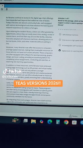 TEAS NEW VERSIONS 2026!! I passed Teas exam using this study guide of exact questions and answer's. I will share this study guide with you all. #teas #ati #nursing #exam