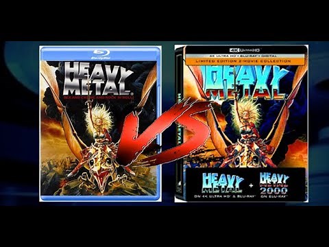 HEAVY METAL (1981) 4K UHD VS BLURAY SIDE BY SIDE COMPARISON