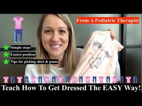Teach Your Child How To Get Dressed By Themselves!