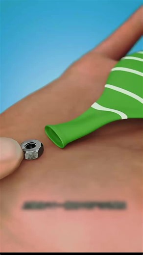 Spinning Nut Inside a Balloon #ScienceExperiment #FunPhysics #BalloonTrick #SoundEffects #AmazingScience