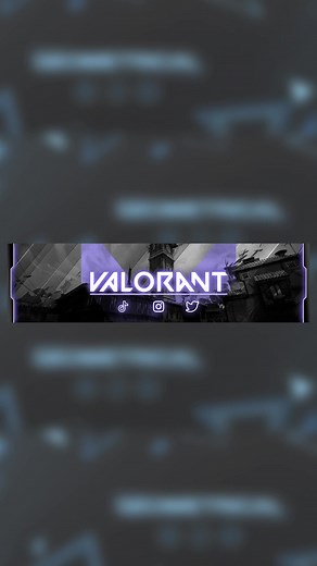 Valorant Twitch Banner Design Ideas and Tutorial