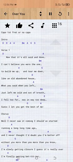 Over you By Chris Daughtry Guitar Chords and Lyrics #kuyaiyan #AcousticGuitar #guitarchordsandlyrics #daughtryoveryou #fyp