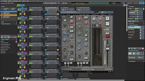 同样的设置，不同的调音台插件模拟：SSL9000J，Neve VXS，Focusrite