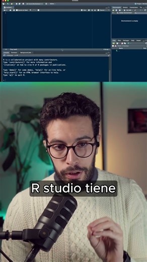 RStudio para empezar con R ✌️ #DataScience #R #BigData