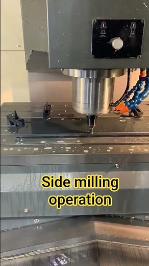 side milling operation on VMC machine #sidemillingoperation #sidemilling #verticalmachinigcentrt