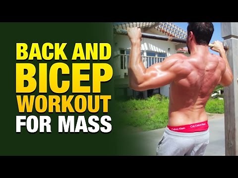 Back And Biceps Workout For Mass (All You Need Is A Pull-Up Bar)