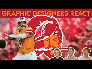 Graphic Designers React to WORST & BEST NFL Logos | Buccaneers, Packers, Saints
