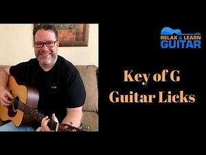 Key of G : Acoustic Guitar Licks Beginner Lesson