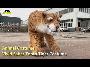 Vivid Saber Tooth Tiger Costume | Animal Costume