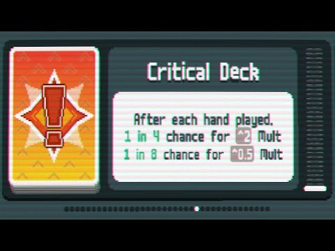 balatro cryptid mod - critical deck