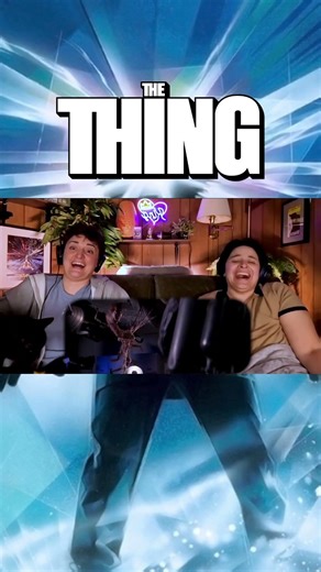 That Jump Scare Got Us Bad #horrorreaction #thething