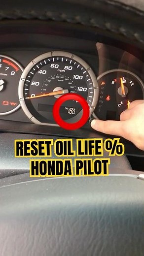 How to Reset Oil Life Honda Pilot (2006-2008) #Shorts #honda #cartips