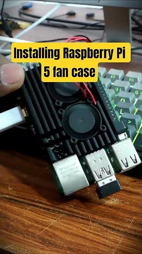Raspberry Pi 5 Aluminum Case + Dual Fan Installation 🔥❄️ #PI5CASE #pi5 #RAPBERRYPI #RPI5