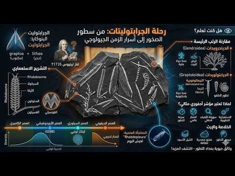 الجرابتوليت (Graptolites) .. من سطور الصخور إلى أسرار الزمن الجيولوجي
